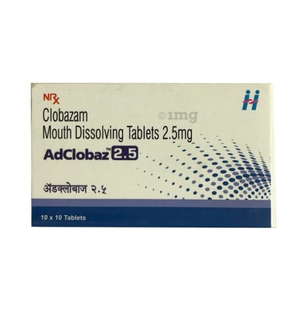 Buy clobazam 2.5 mg Online UK